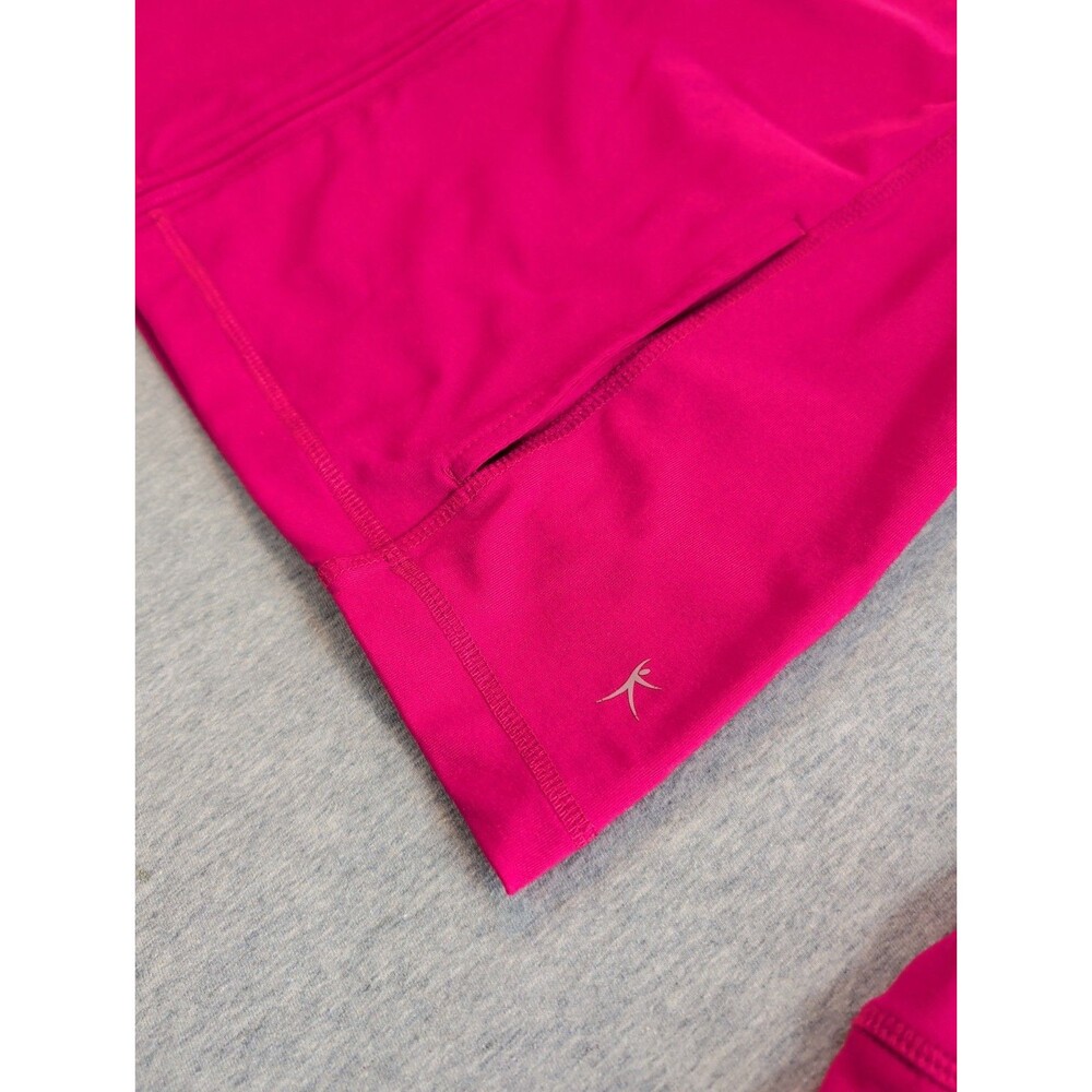 Danskin Now Womens L Smokin Hot Pink Jacket Stretch Breathable Active wear Gym - Picture 4 of 11
